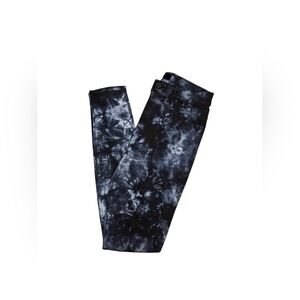 MOTHER  Super Swooner Winding Paths, Black Tie Dye Stretch Jeans.